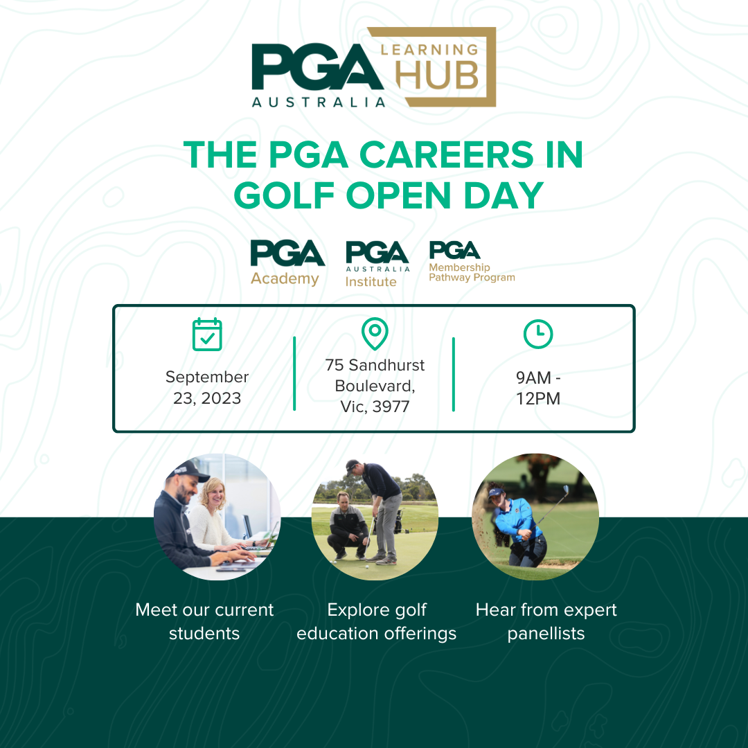 PGA Careers in Golf Open Day 2023 your first step to a career you love